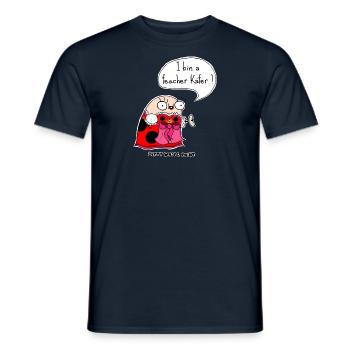 Oktober Marvin - Premium Longsleeve - Women - Men's T-Shirt - navy - Front - AI Model Male 178 light (178cm)