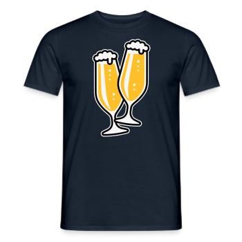 X2 Originals Meet (3) - T-shirt homme - marine - Devant - AI Model Male 178 light (178cm)