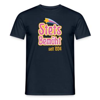 Stets Bemüht seit 1994 - Männer T-Shirt - Navy - Vorne - AI Model Male 178 light (178cm)