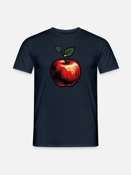 Lebensmittel / Obst / Markt / Vitamine / Design - Männer T-Shirt - Navy