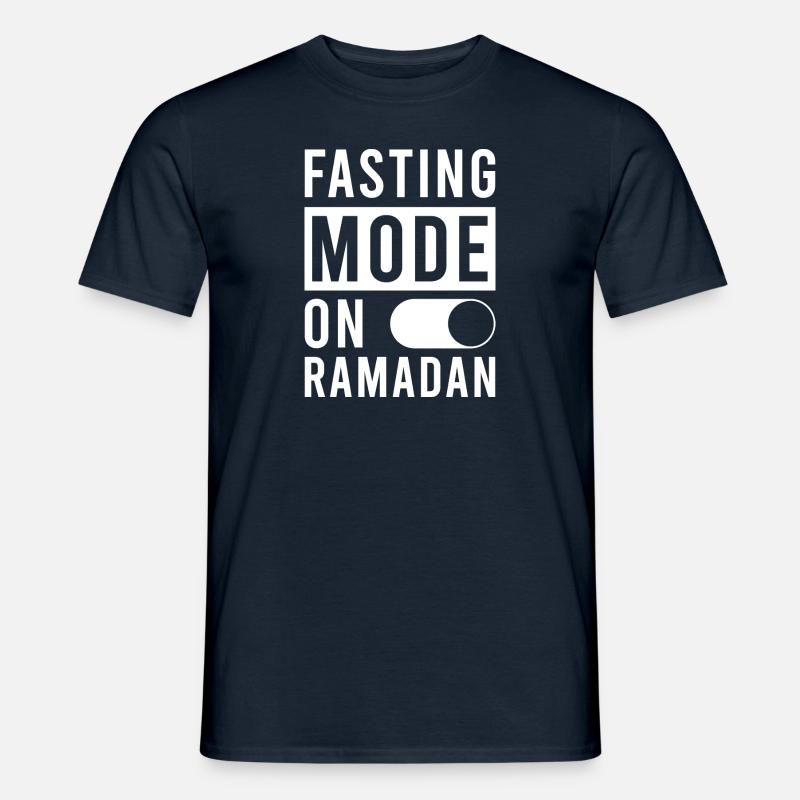 Fastenmodus An Ramadan - Männer T-Shirt - Navy