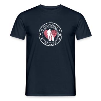Daddyland - Hier regiere ich - Männer T-Shirt - Navy - Vorne - AI Model Male 178 light (178cm)
