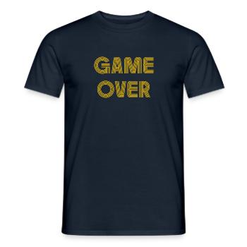 GAME OVER - T-shirt homme - marine - Devant - AI Model Male 178 light (178cm)