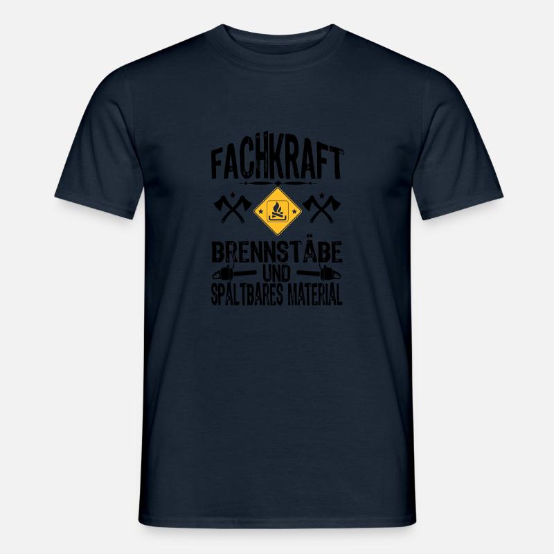 Fachkraft Holz - Männer T-Shirt - Navy