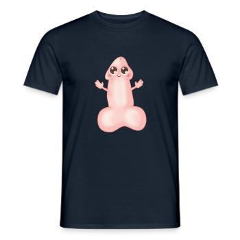 Kawaiimoji - T-shirt homme - marine - Devant - AI Model Male 178 light (178cm)