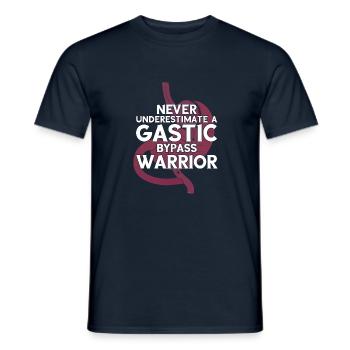Gastric Bypass and Gastric Bypass Operation Design - Men's T-Shirt - navy - Front - AI Model Male 178 light (178cm)