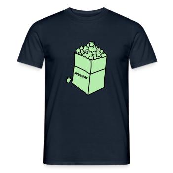 Maïs soufflé 2 - T-shirt homme - marine - Devant - AI Model Male 178 light (178cm)