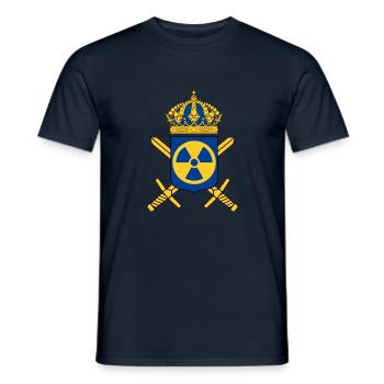 Das schwedische Atomwaffenprogramm - Männer T-Shirt - Navy - Vorne - AI Model Male 178 light (178cm)