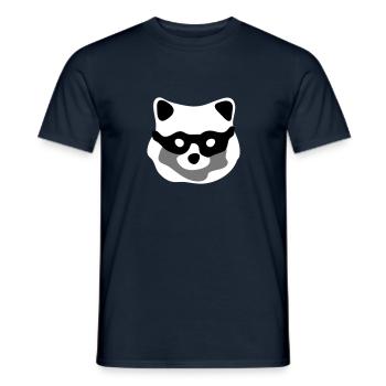 rogue racoon - T-shirt homme - marine - Devant - AI Model Male 178 light (178cm)