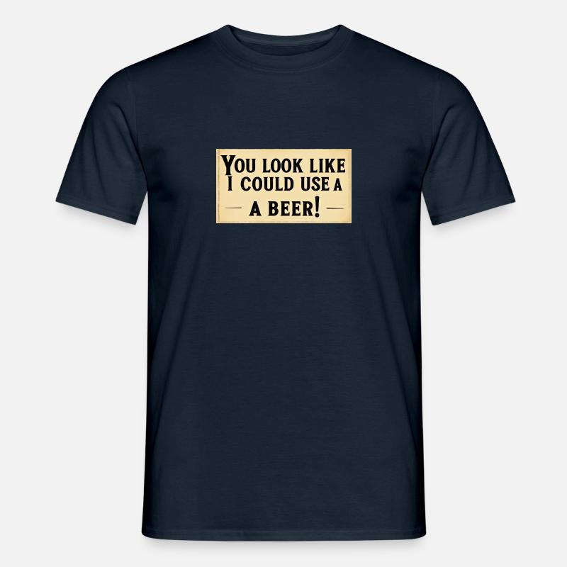 Bierdurst - Männer T-Shirt - Navy