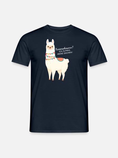 Kaiserschmarrn? Ich Alpaka Meine Sachen - Männer T-Shirt - Navy