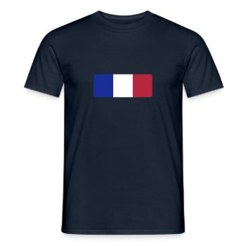 France Français Française French Frankreich - Männer T-Shirt - Navy - Vorne - AI Model Male 178 light (178cm)