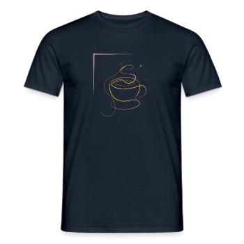 Minimal Elegance Tee – Less is More, Always - Männer T-Shirt - Navy - Vorne - AI Model Male 178 light (178cm)