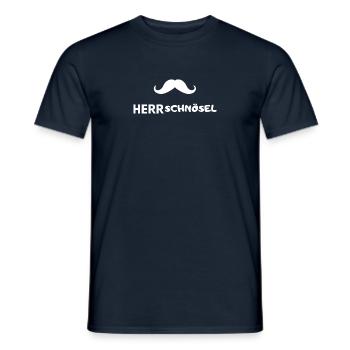 Herr schnösel - Männer T-Shirt - Navy - Vorne - AI Model Male 178 light (178cm)