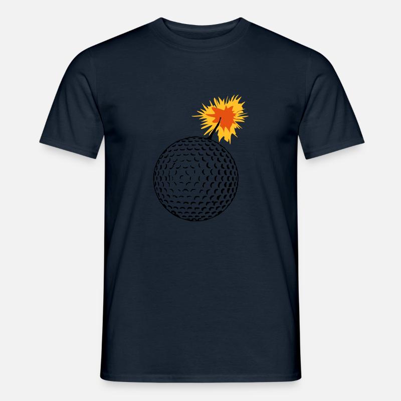 golfbombe - Männer T-Shirt - Navy