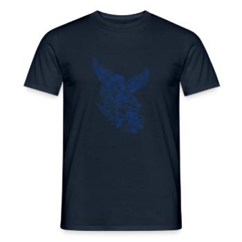 michael archangel saint christian angels saint snk - Men's T-Shirt - navy - Front - AI Model Male 178 light (178cm)