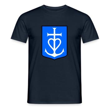 Croix Camargue - Männer T-Shirt - Navy - Vorne - AI Model Male 178 light (178cm)