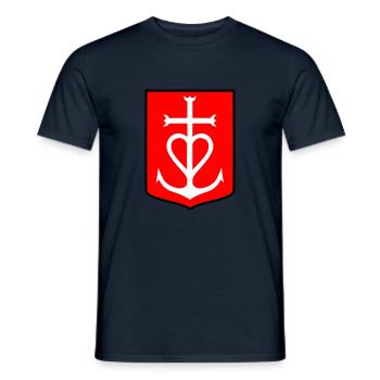 Croix Camargue - Männer T-Shirt - Navy - Vorne - AI Model Male 178 light (178cm)
