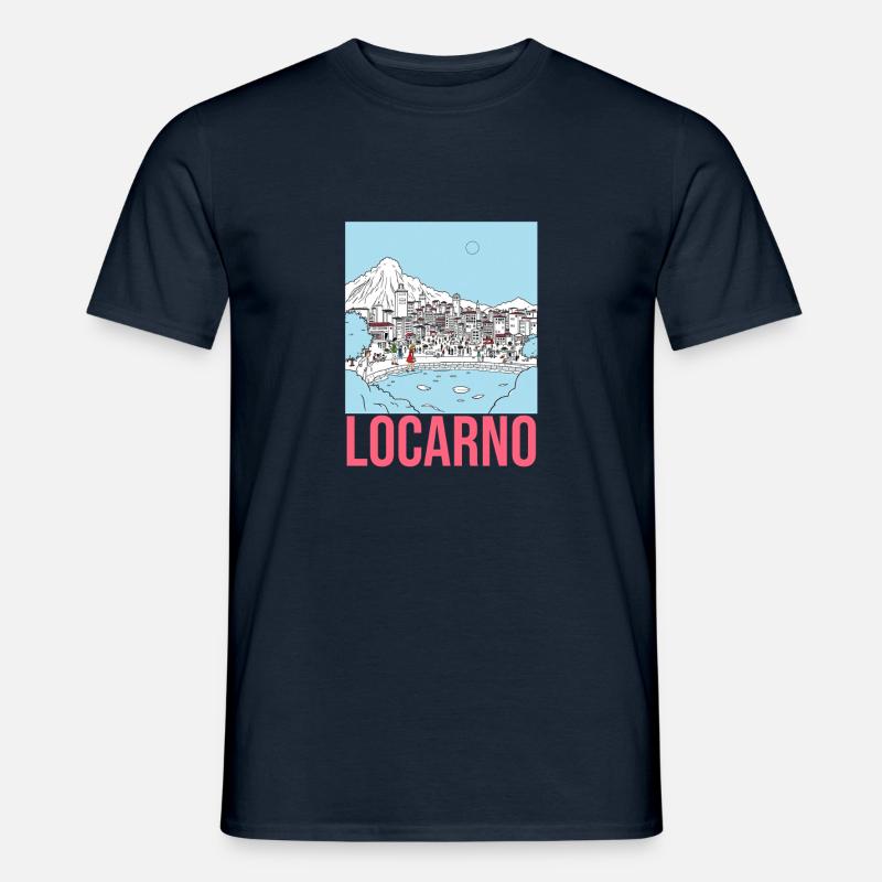 Locarno - Männer T-Shirt - Navy