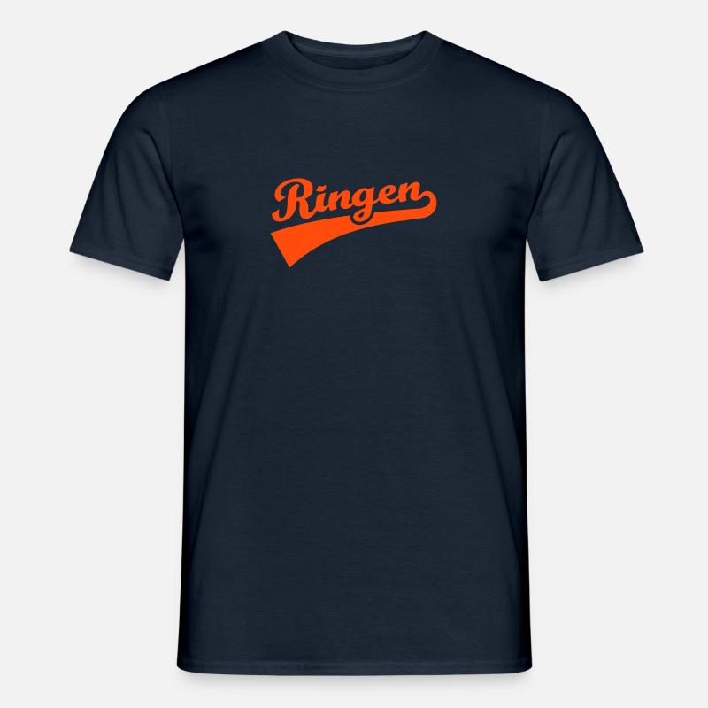 Ringen - Männer T-Shirt - Navy