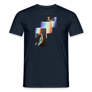 Hand Design - Männer T-Shirt - Navy - Vorne - AI Model Male 178 light (178cm)