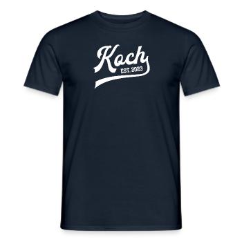 Koch 2023 Ausbildung Bestanden Lehre Kochlehrling - Männer T-Shirt - Navy - Vorne - AI Model Male 178 light (178cm)