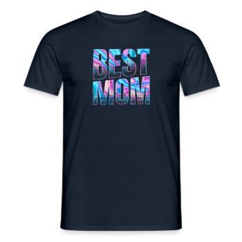 Meilleure fête des mères - T-shirt homme - marine - Devant - AI Model Male 178 light (178cm)