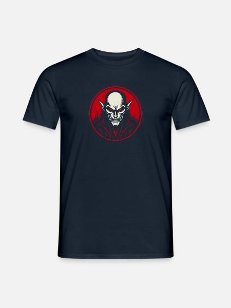 Demon's Gaze - Men's T-Shirt - navy