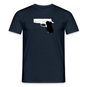 Knarre - Männer T-Shirt - Navy - Vorne - AI Model Male 178 light (178cm)