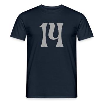 14 - T-shirt homme - marine - Devant - AI Model Male 178 light (178cm)