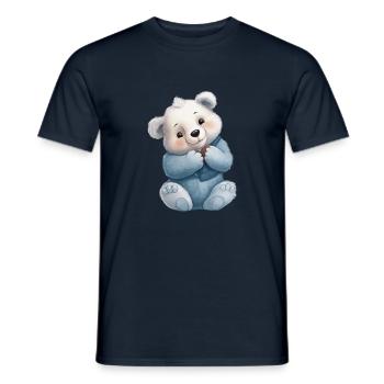 Teddy - Men's T-Shirt - navy - Front - AI Model Male 178 light (178cm)