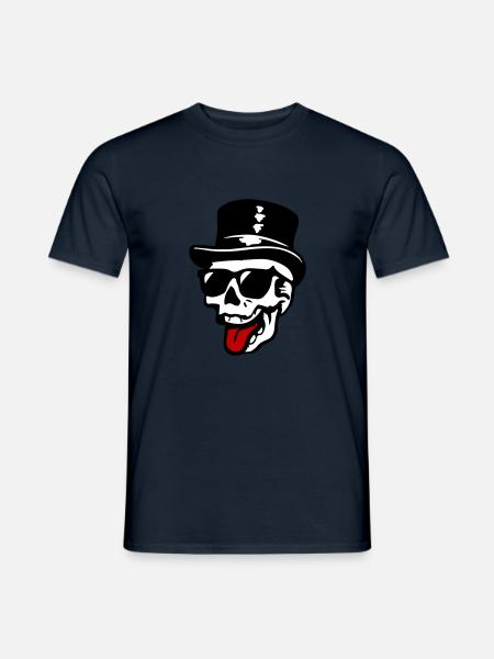 Groom Skeleton - Men's T-Shirt - navy
