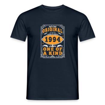 Vintage Né(e) en 1994 made in 1994 31 ans. Art_20 - T-shirt homme - marine - Devant - AI Model Male 178 light (178cm)