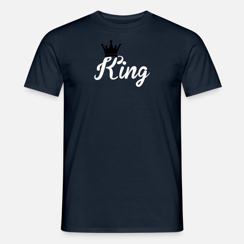 king - Männer T-Shirt - Navy