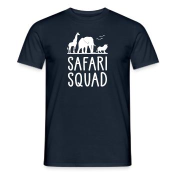 Safari Squad - Men's T-Shirt - navy - Front - AI Model Male 178 light (178cm)