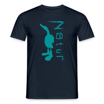 Ente - Männer T-Shirt - Navy - Vorne - AI Model Male 178 light (178cm)