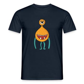 Alien - T-shirt homme - marine - Devant - AI Model Male 178 light (178cm)