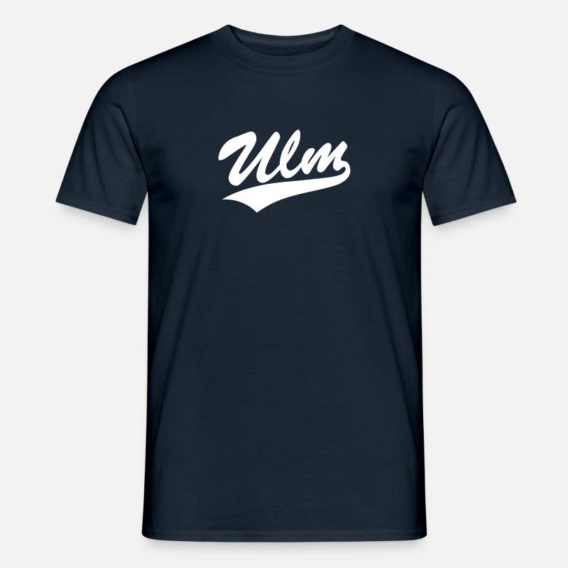 Ulm Baseball Style - Männer T-Shirt - Navy