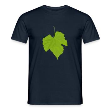 Maple leaf - Men's T-Shirt - navy - Front - AI Model Male 178 light (178cm)