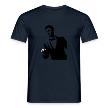 Marié - T-shirt homme - marine - Devant - AI Model Male 178 light (178cm)