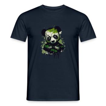 Toxic Panda - Männer T-Shirt - Navy - Vorne - AI Model Male 178 light (178cm)