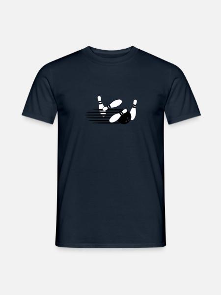 Fast Bowling Throw - Männer T-Shirt - Navy