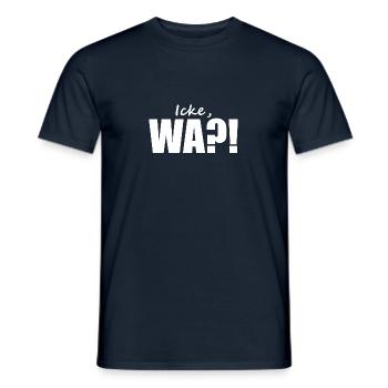 Berlinerisch - Dialekt - Spruch - Männer T-Shirt - Navy - Vorne - AI Model Male 178 light (178cm)