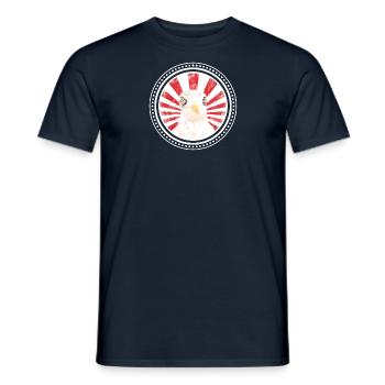 Das ist eine Möwe. Sei wie Möwe - Männer T-Shirt - Navy - Vorne - AI Model Male 178 light (178cm)