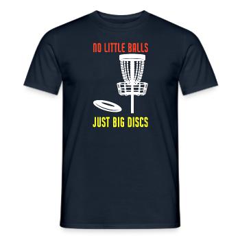 Just Big Discs Funny Disc Golf - Männer T-Shirt - Navy - Vorne - AI Model Male 178 light (178cm)