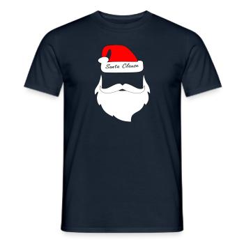Weihnachtsmann T-Shirt - Männer T-Shirt - Navy - Vorne - AI Model Male 178 light (178cm)