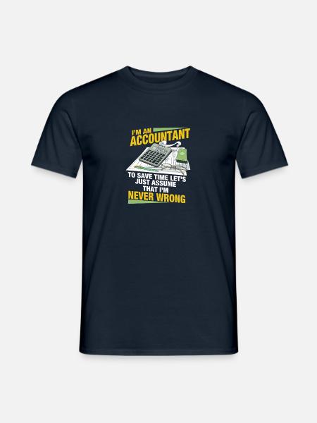 Account Receivables Professional - Men's T-Shirt - navy