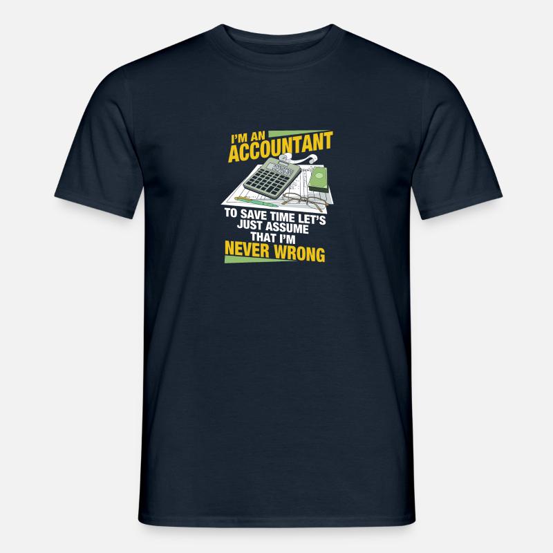 Professionnel des comptes clients - T-shirt homme - marine