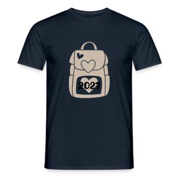Écolier 2023 - T-shirt homme - marine - Devant - AI Model Male 178 light (178cm)