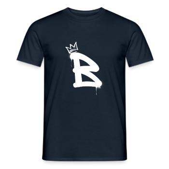 B - Männer T-Shirt - Navy - Vorne - AI Model Male 178 light (178cm)